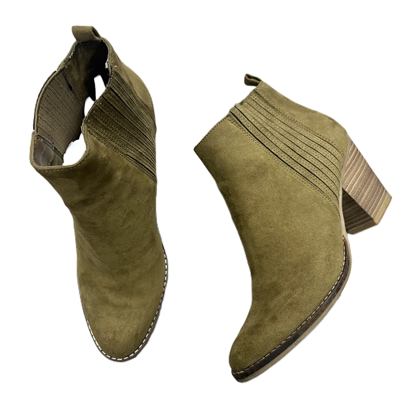 Boots Ankle Heels By Dolce Vita In Green, Size: 7