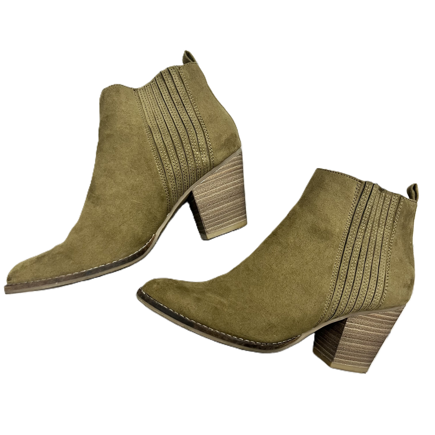 Boots Ankle Heels By Dolce Vita In Green, Size: 7