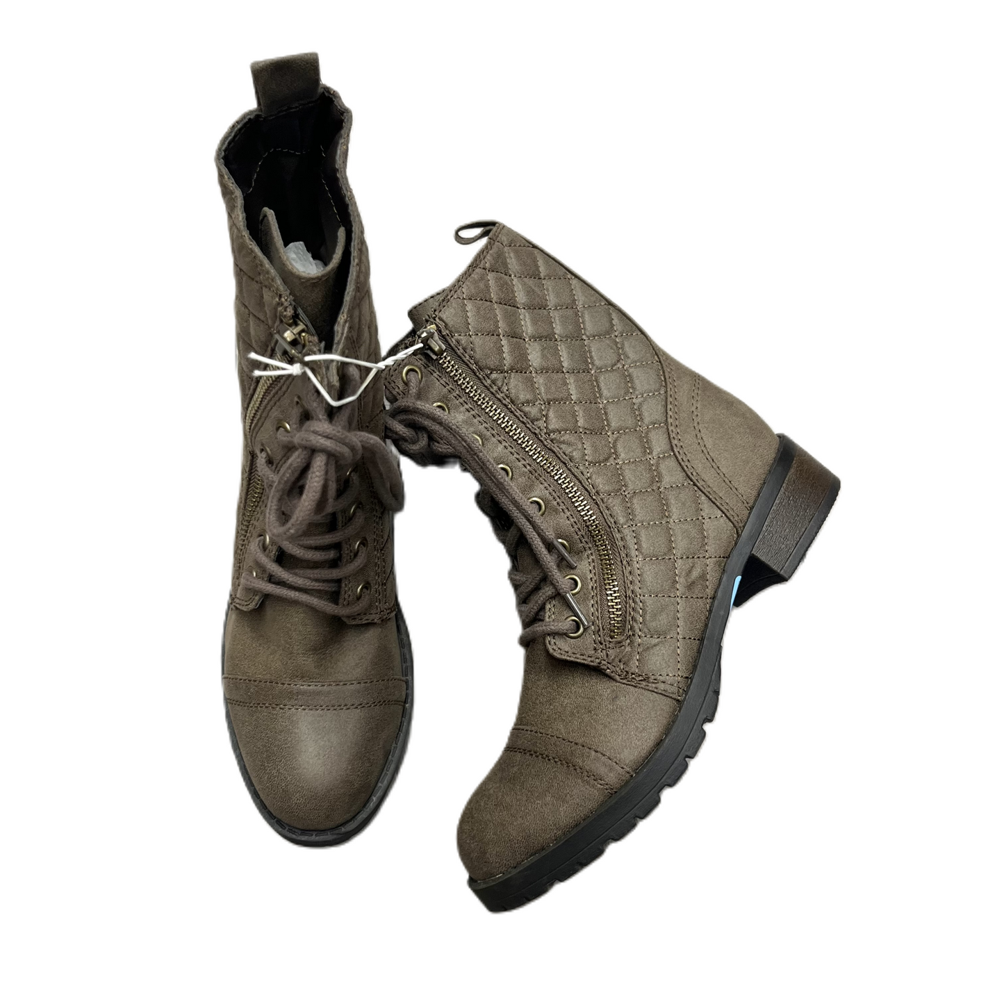 Boots Combat By Mossimo In Taupe, Size: 7.5