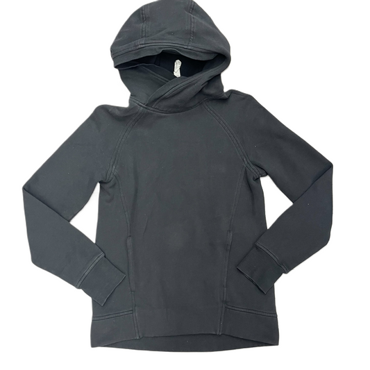 Athletic Sweatshirt Hoodie By Lululemon In Grey, Size: Xs