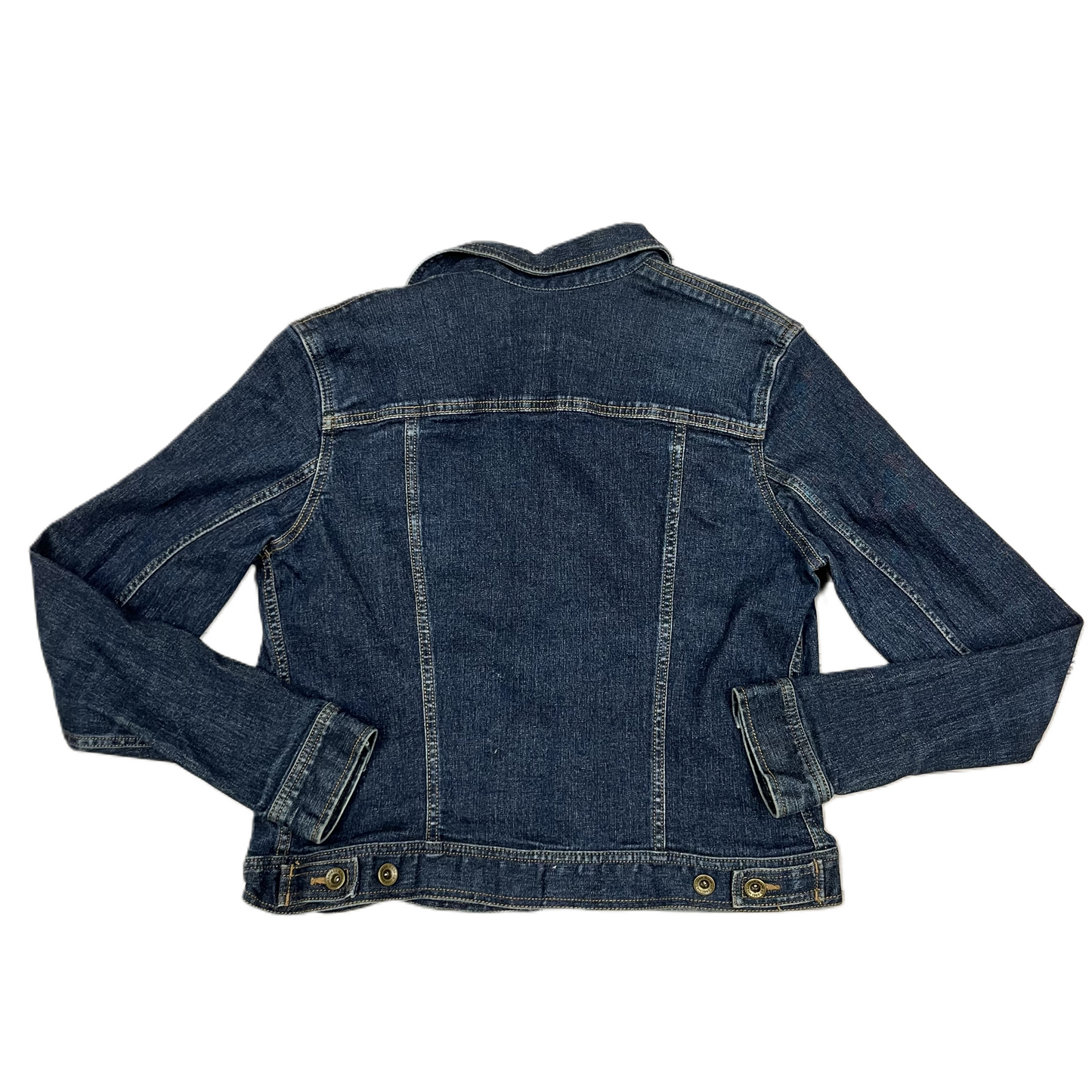 Jacket Denim By Lauren Jeans Co In Blue Denim, Size: M