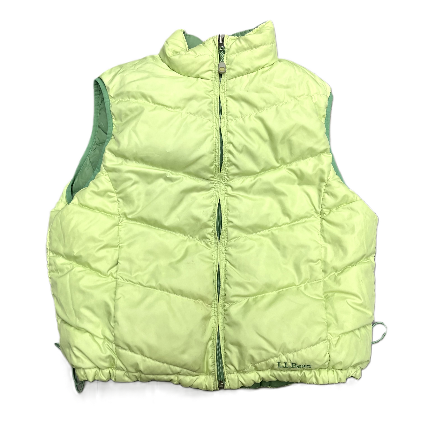 Vest Puffer & Quilted By L.l. Bean In Green, Size: L