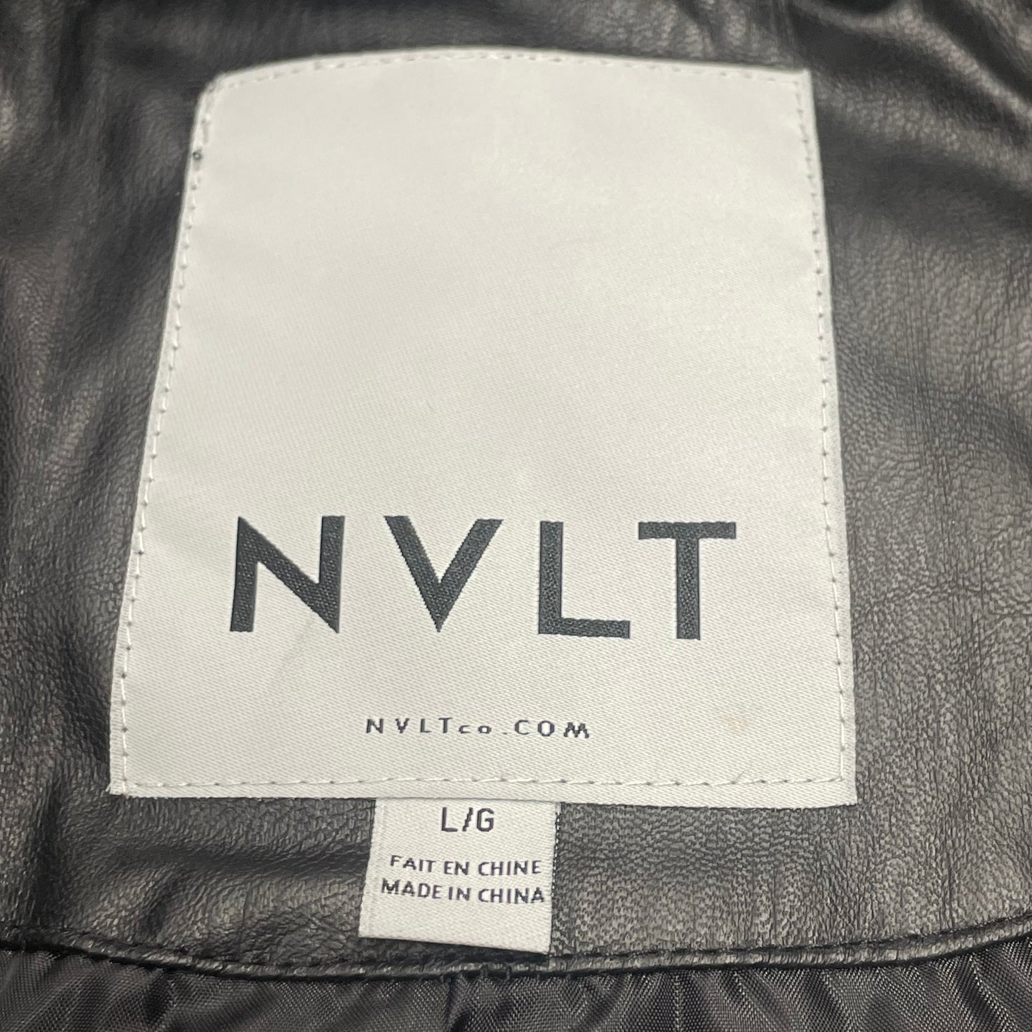 Jacket Puffer & Quilted By Nvlt In Black, Size: L