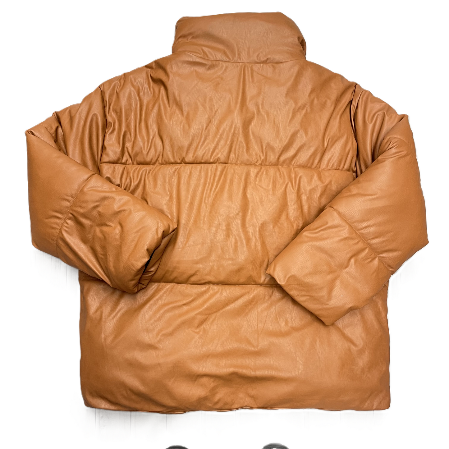 Jacket Puffer & Quilted By Nvlt In Tan, Size: L