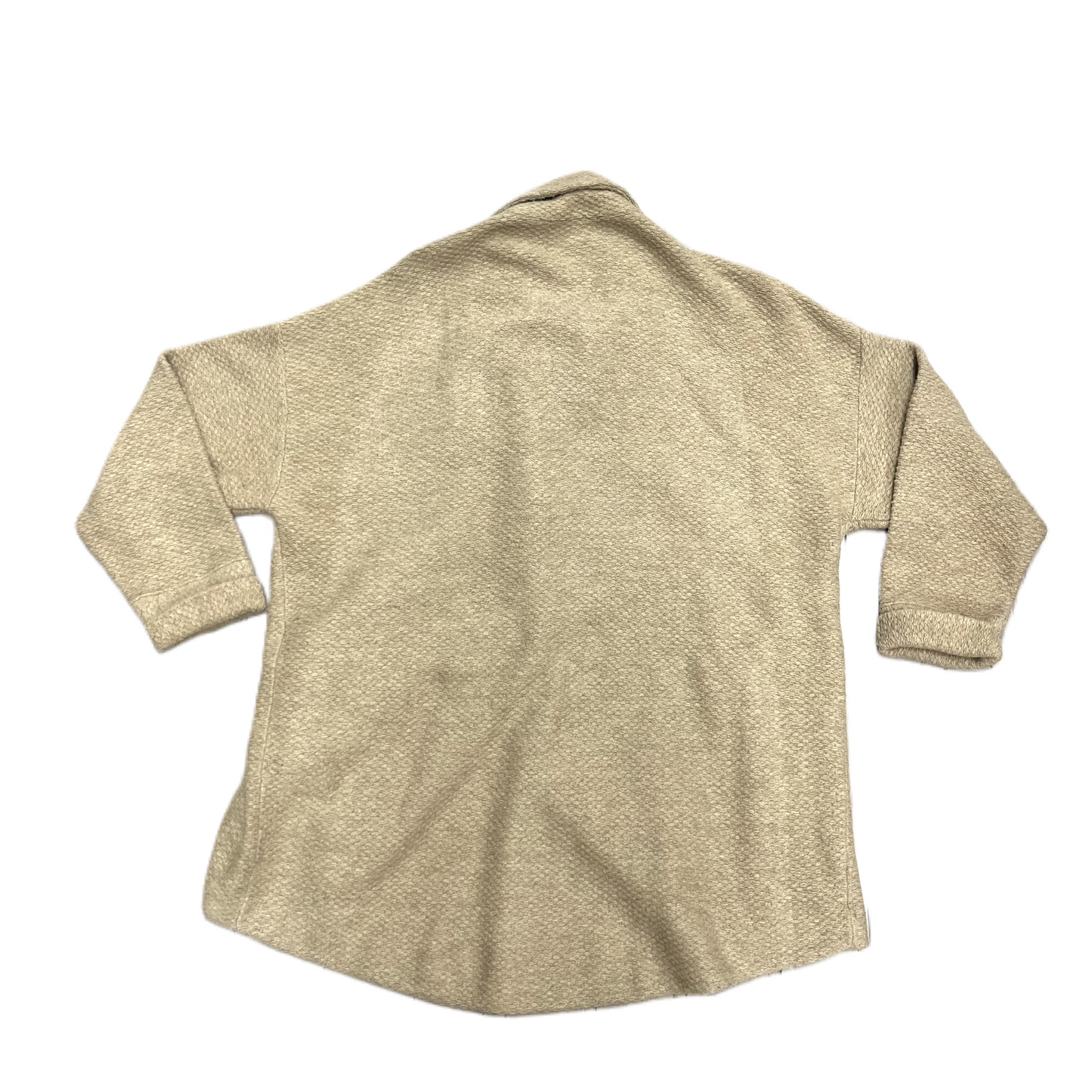 Sweater Cardigan By Eileen Fisher In Tan, Size: Xl