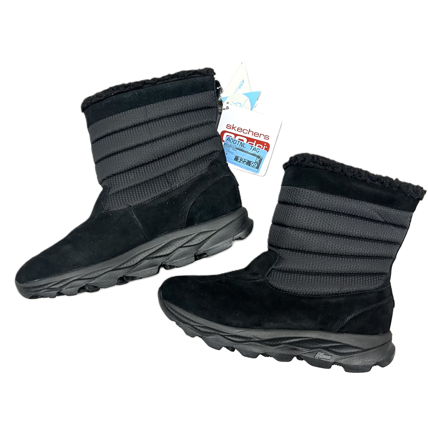 Boots Snow By Skechers In Black, Size: 8