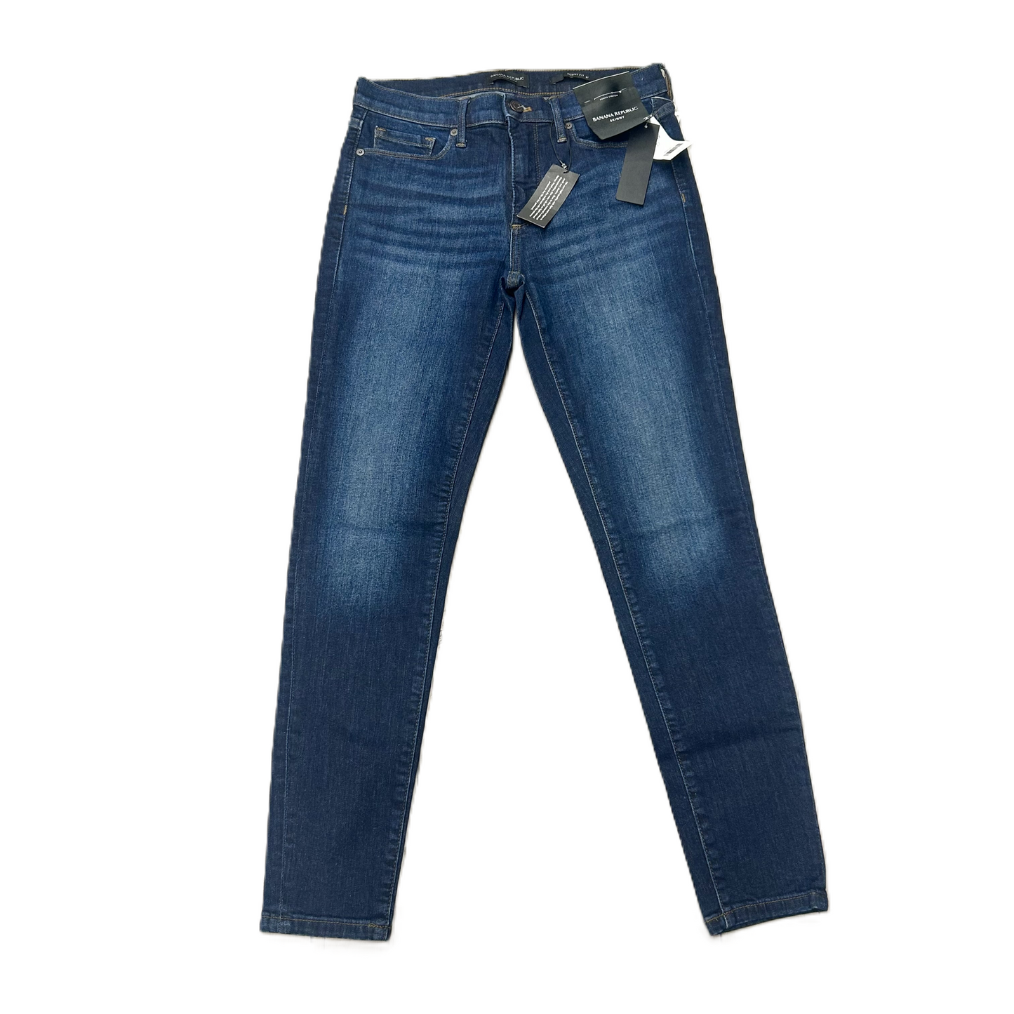 Jeans Skinny By Banana Republic In Blue Denim, Size: 4