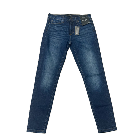 Jeans Skinny By Banana Republic In Blue Denim, Size: 4