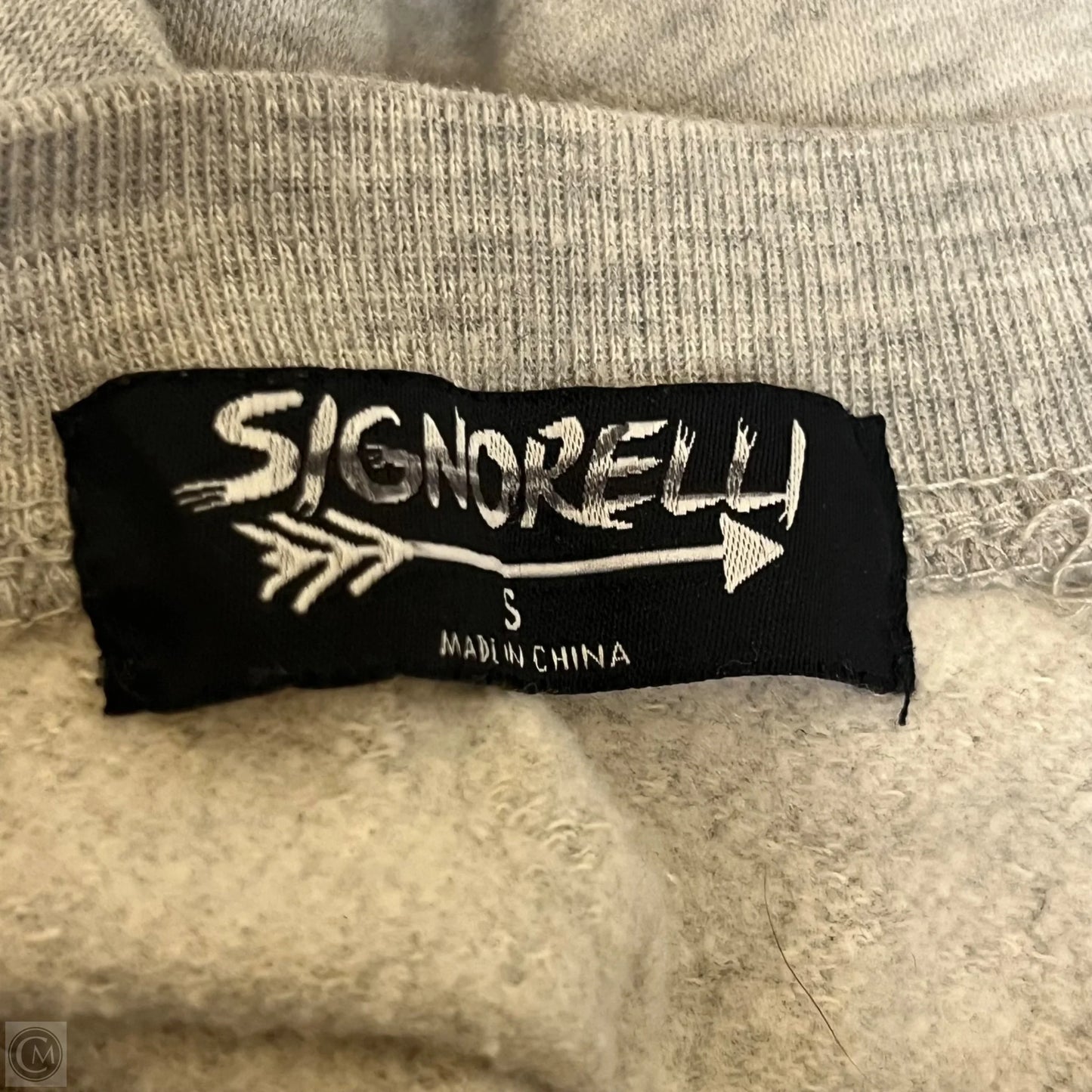 Sweatshirt Crewneck By Signorelli  In Grey, Size: S