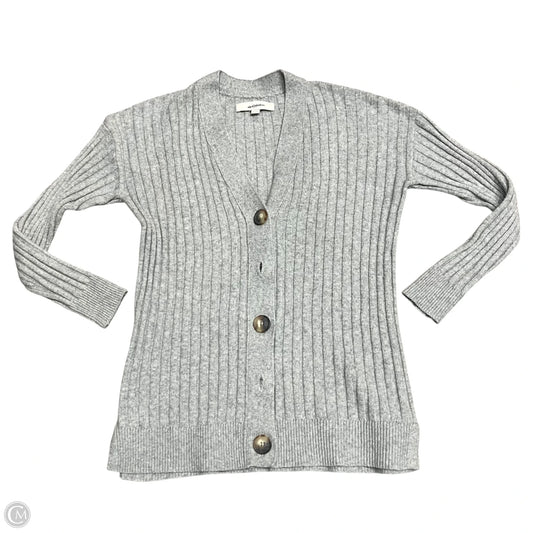 Sweater Cardigan By Loft In Grey, Size: Xs