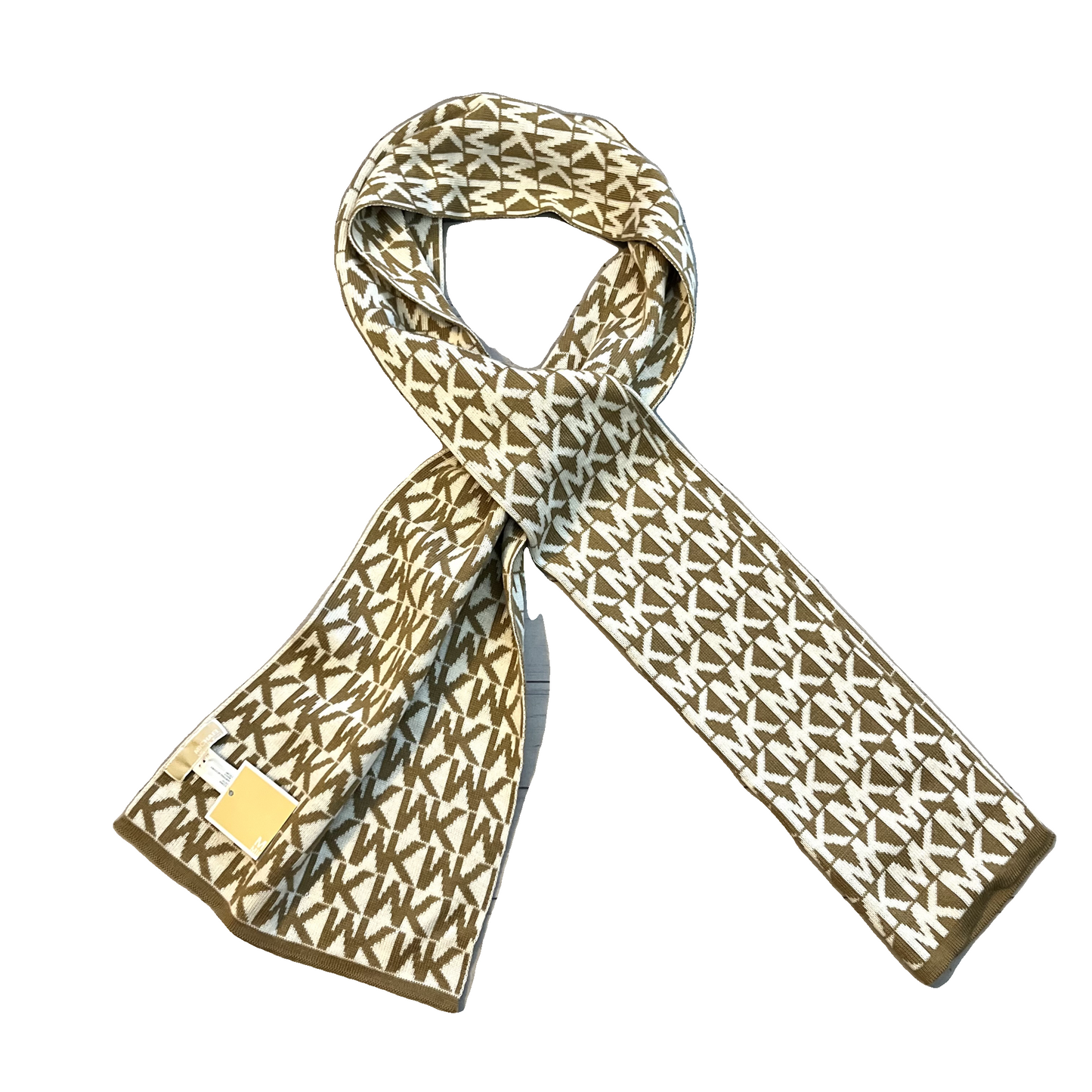 Scarf Winter By Michael By Michael Kors In Tan & White