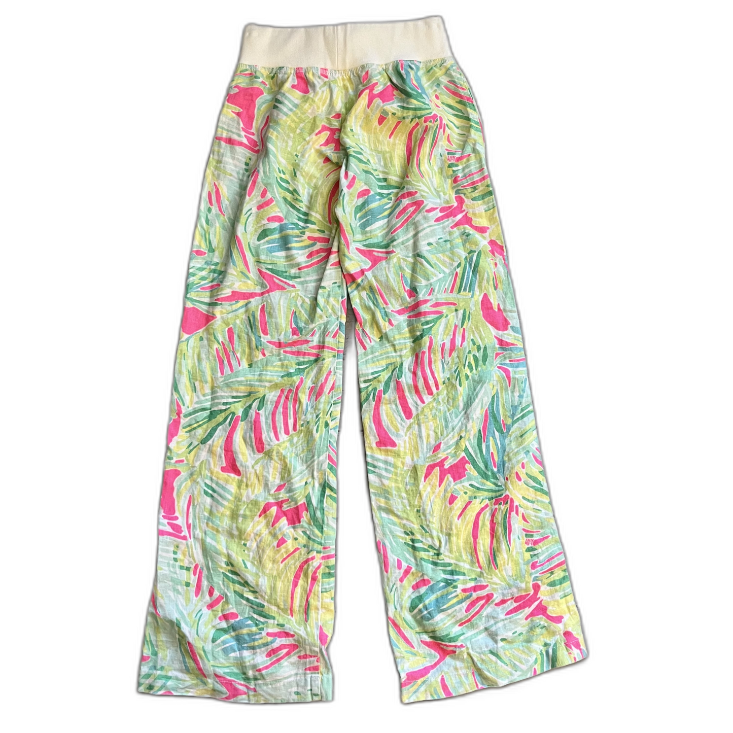 Pants Designer By Lilly Pulitzer In Green & Pink, Size: Xs