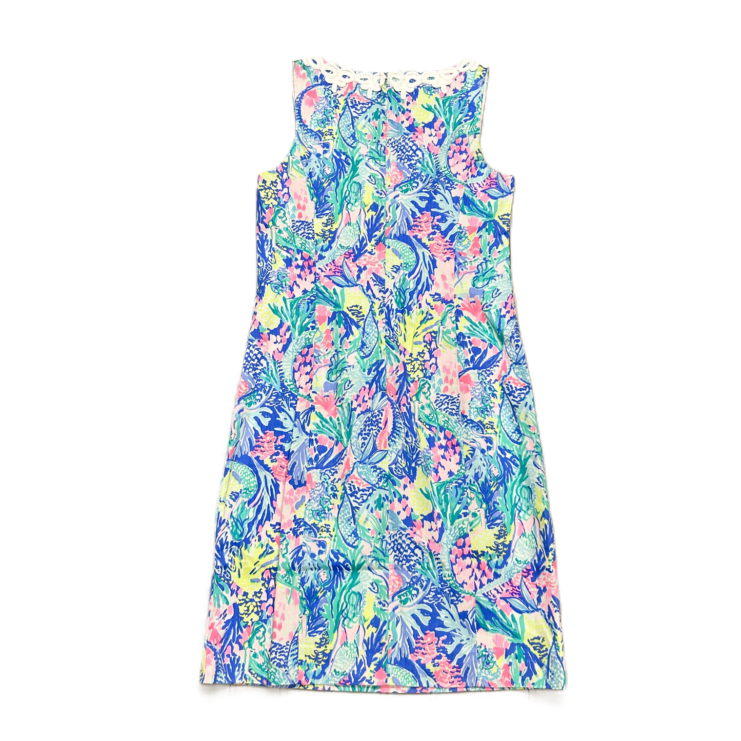 Dress Designer By Lilly Pulitzer In Blue & Pink, Size: M