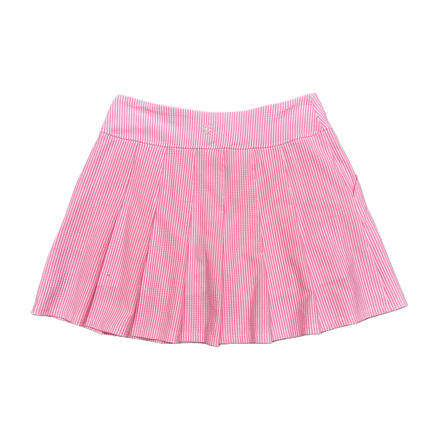 Skort Designer By Lilly Pulitzer In Pink & White, Size: 8