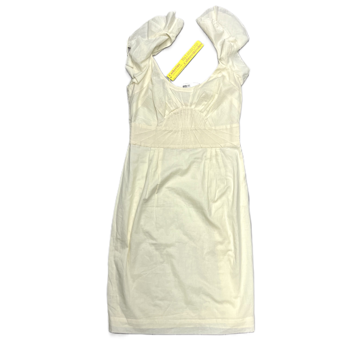 Dress Casual Short By Catherine Malandrino In Cream, Size: S