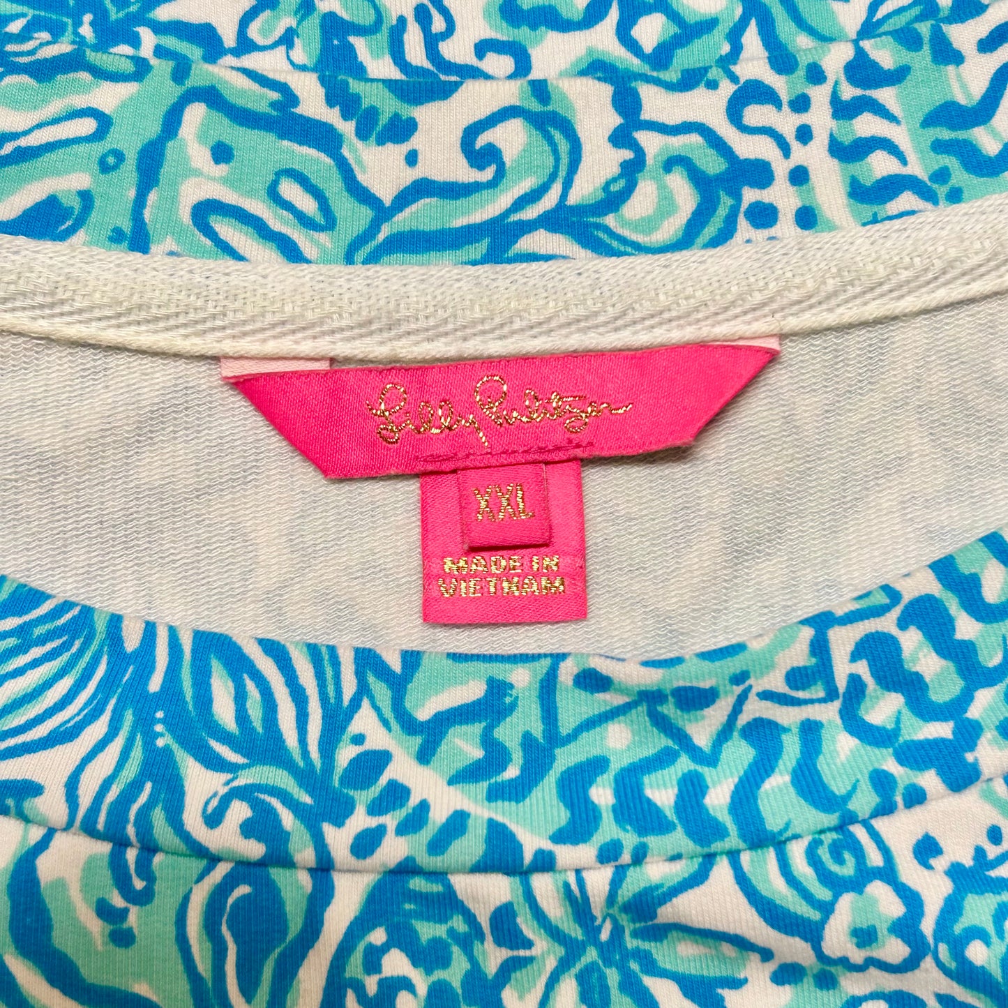 Sweatshirt Designer By Lilly Pulitzer In Blue, Size: Xxl