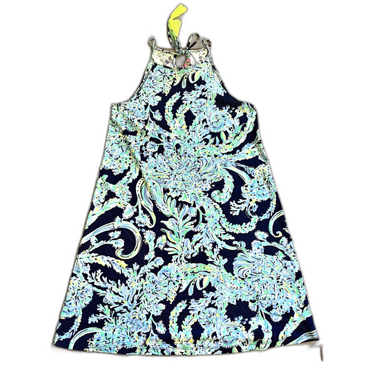 Dress Designer By Lilly Pulitzer In Blue & Green, Size: Xs