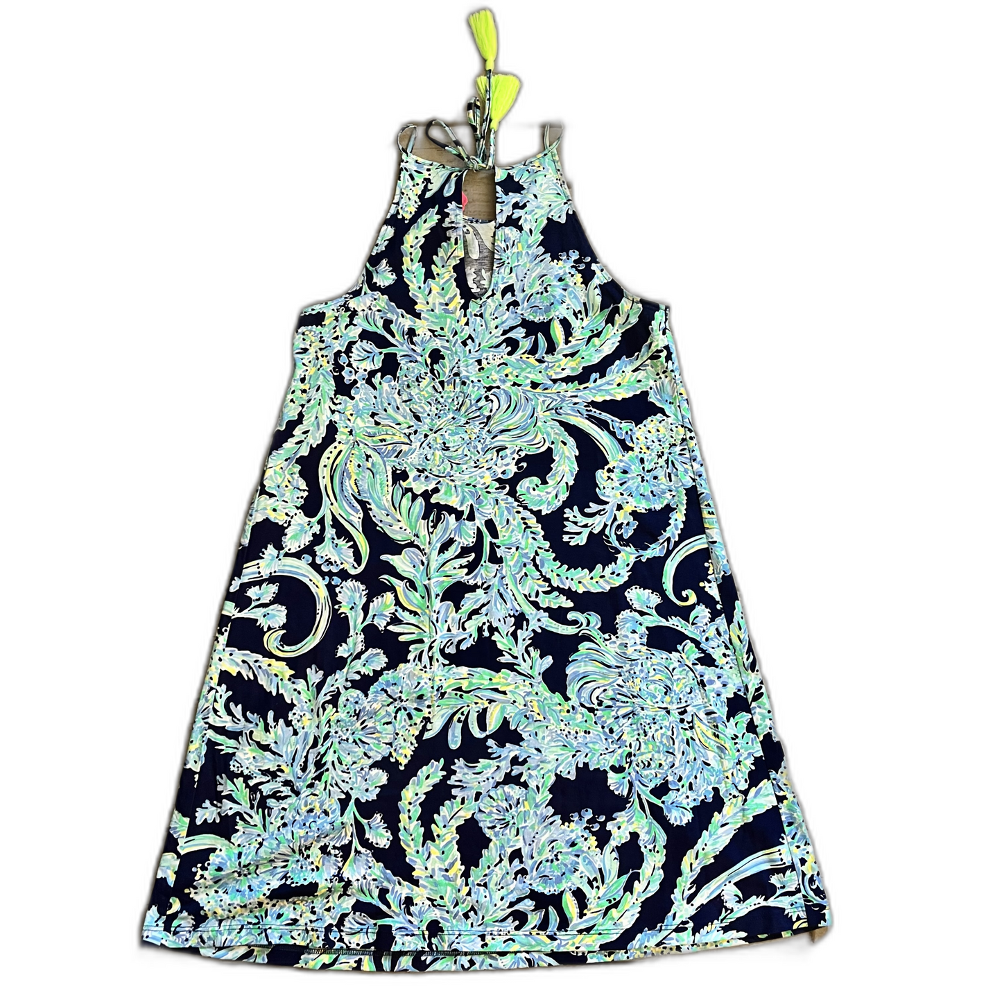 Dress Designer By Lilly Pulitzer In Blue & Green, Size: Xs