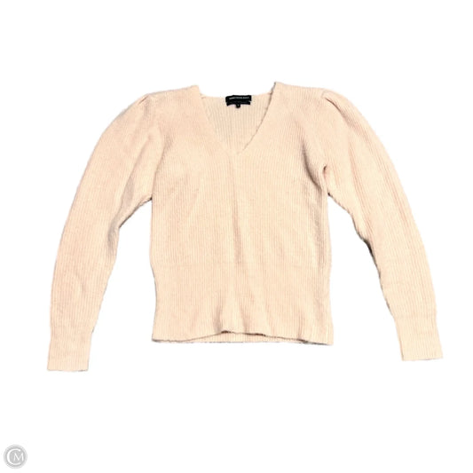 Sweater By Something Navy In Pink, Size: Xs