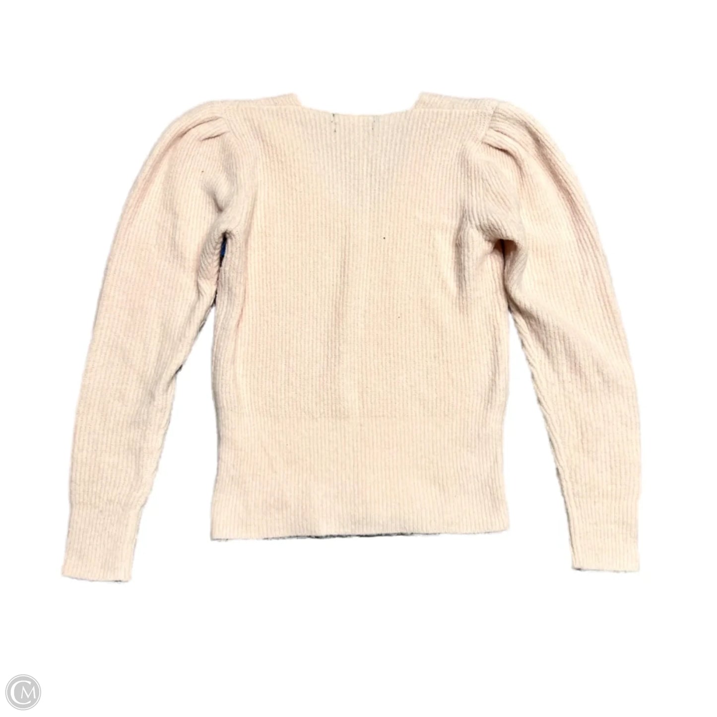 Sweater By Something Navy In Pink, Size: Xs