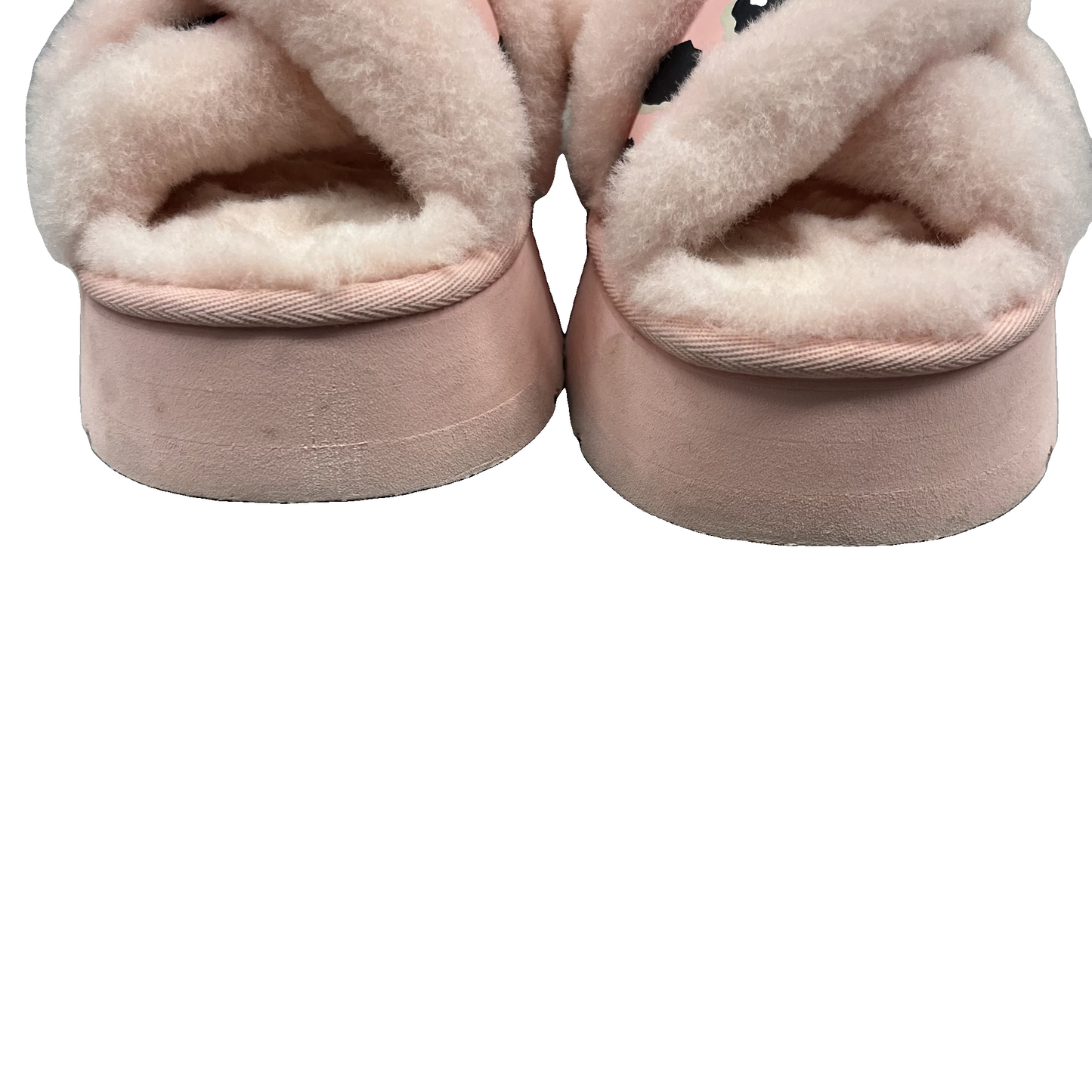 Slippers Designer By Ugg In Pink, Size: 6