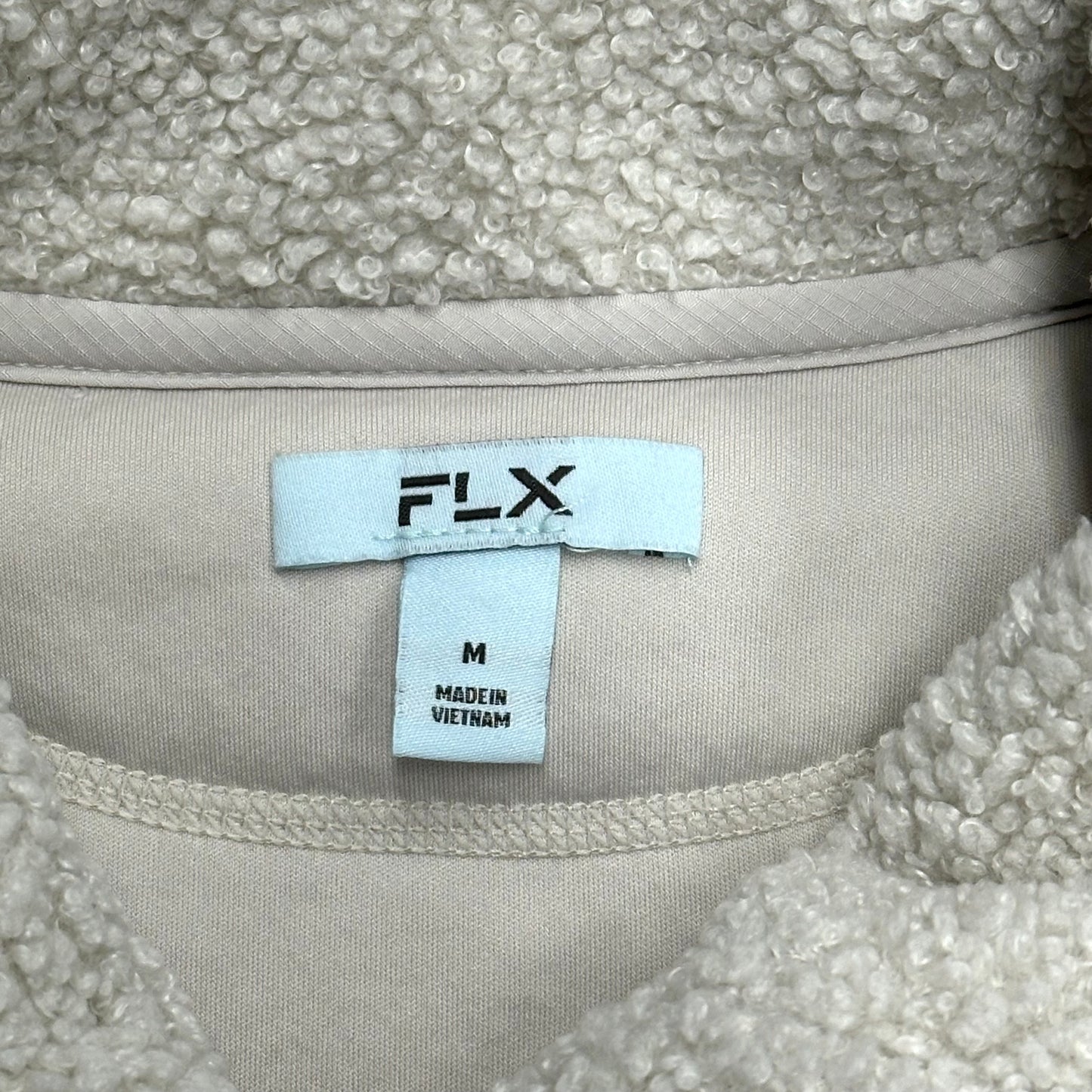 Jacket Faux Fur & Sherpa By Flx In Taupe, Size: M