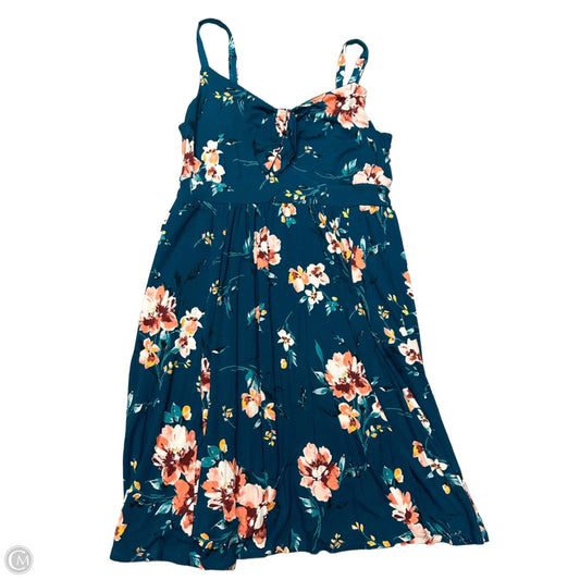 Dress Casual Midi By Torrid In Blue, Size: 1x