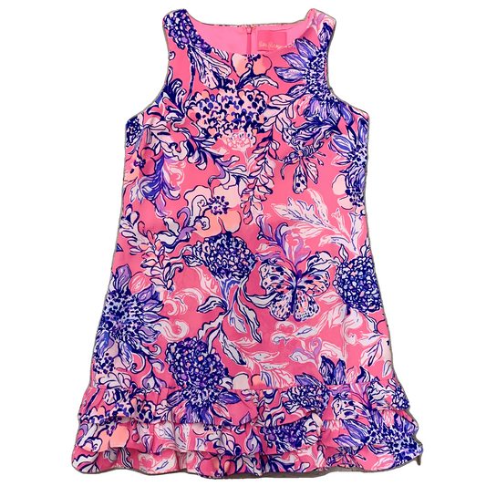 Dress Designer By Lilly Pulitzer In Blue & Pink, Size: S