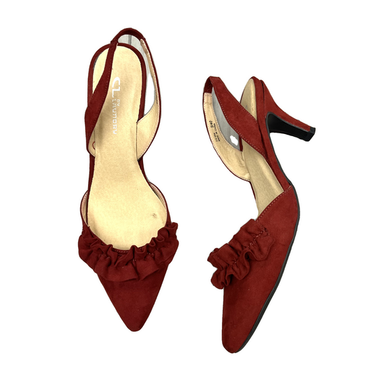 Shoes Heels Kitten By Cl By Chinese Laundry In Red, Size: 9