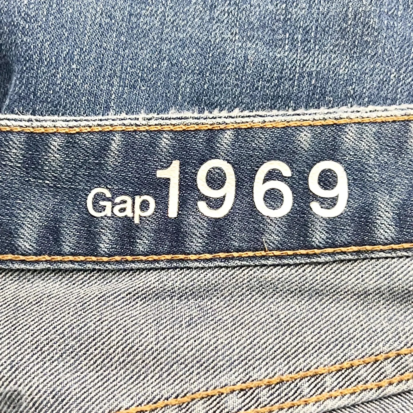 Jeans Skinny By Gap In Blue Denim, Size: 4