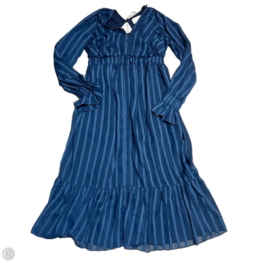 Dress Casual Maxi By Asos In Blue, Size: M