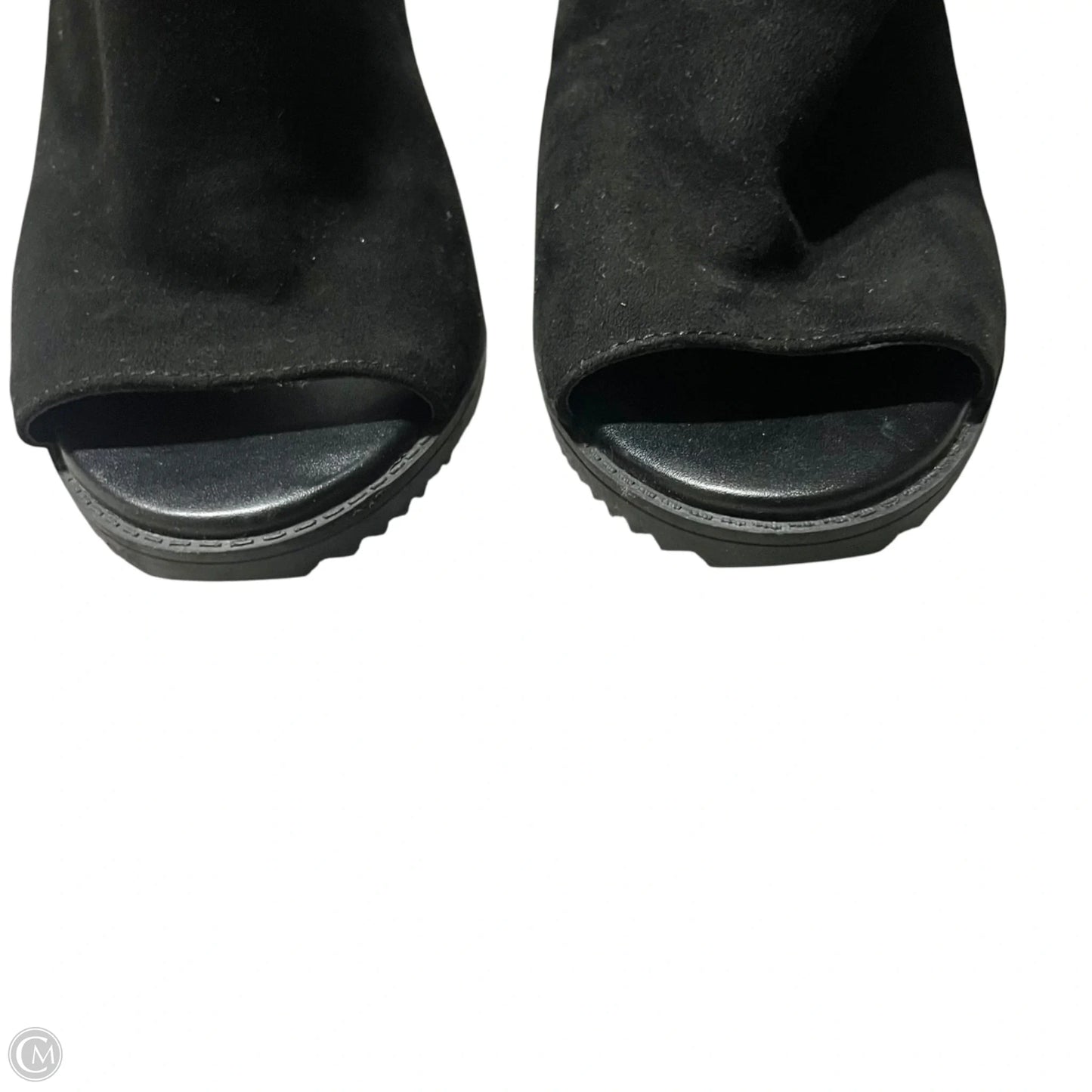 Boots Ankle Heels By Dkny In Black, Size: 10