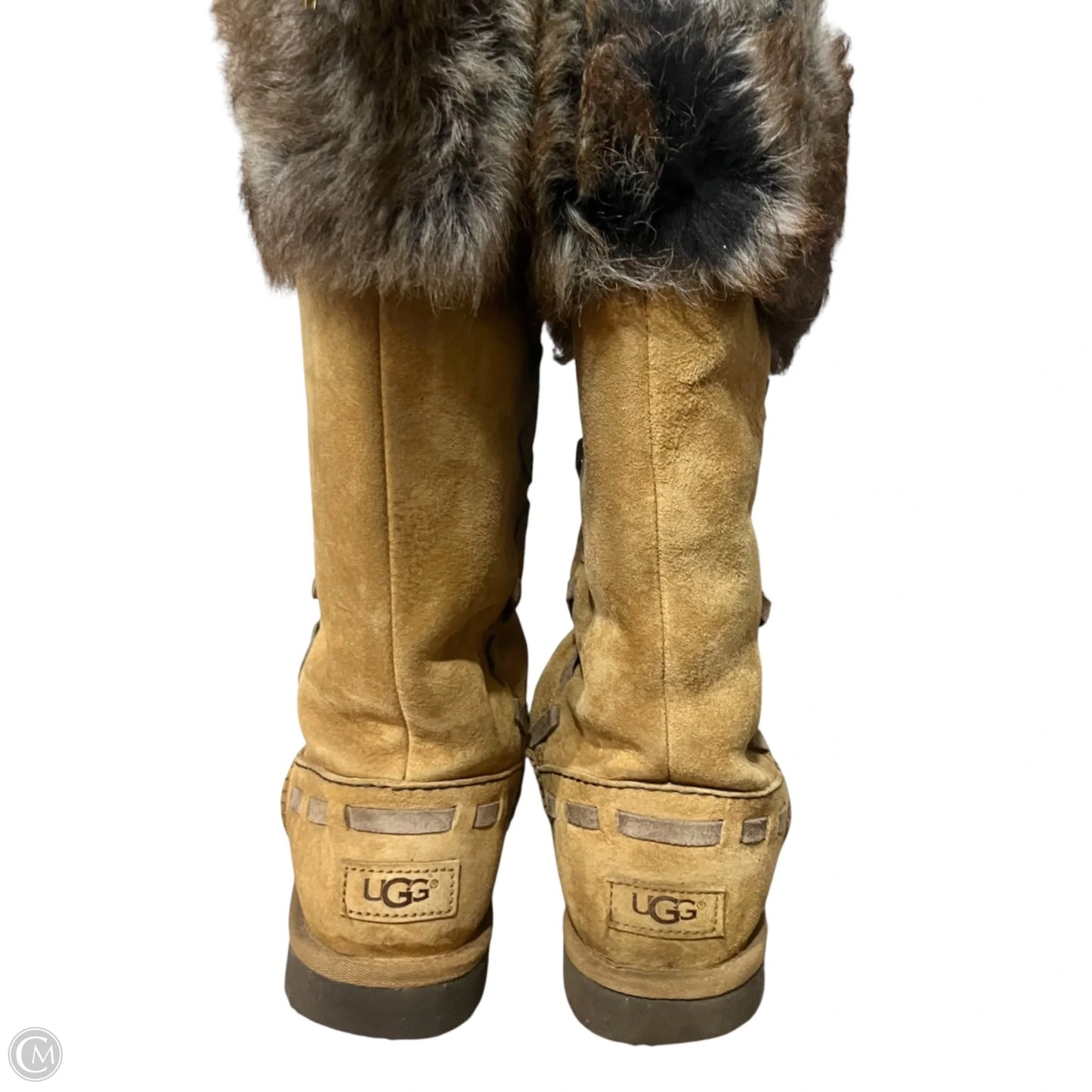 Boots Designer By Ugg In Tan, Size: 7