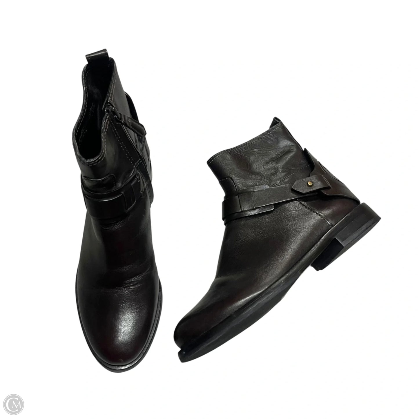 Boots Designer By Tory Burch In Brown, Size: 5.5