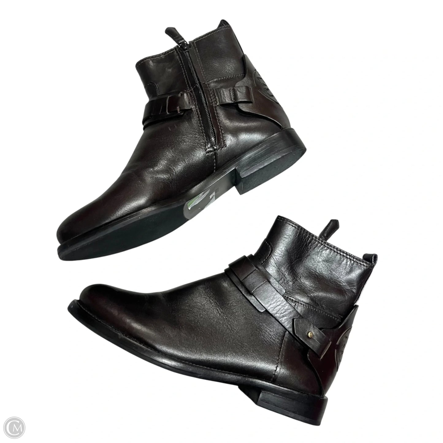 Boots Designer By Tory Burch In Brown, Size: 5.5