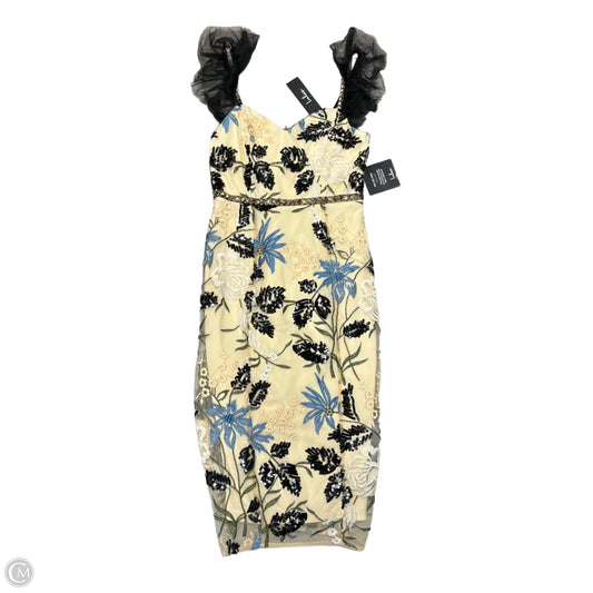 Dress Party Short By Lulus In Black & Tan, Size: Xs