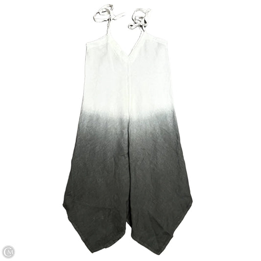 Dress Casual Midi In Grey & White, Size: M