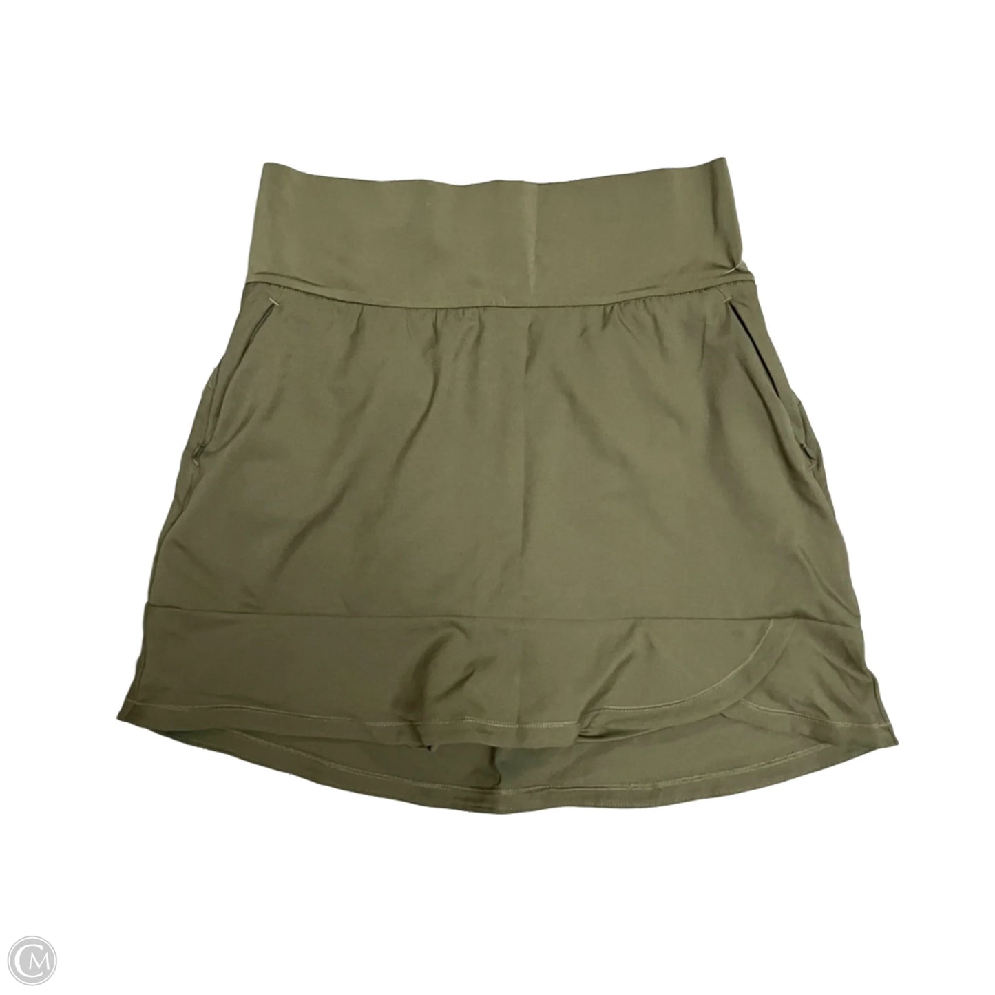 Athletic Skort By Adidas In Green, Size: M