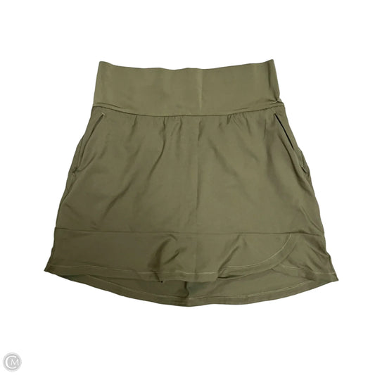Athletic Skort By Adidas In Green, Size: M