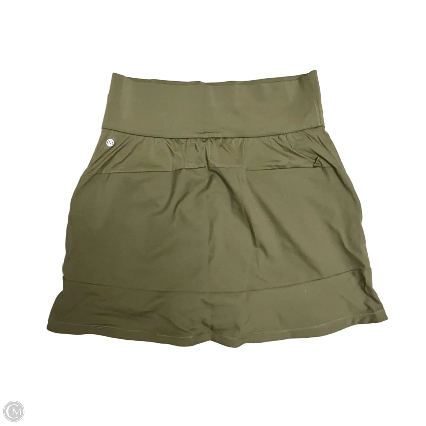 Athletic Skort By Adidas In Green, Size: M