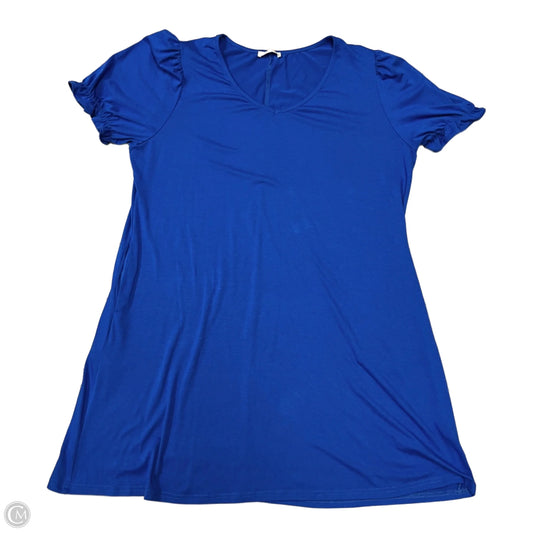 Dress Casual Short By Halife In Blue, Size: 2x