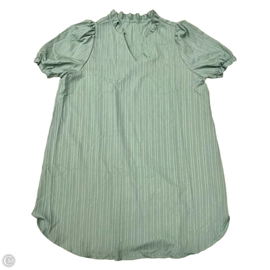 Dress Casual Short In Green, Size: 3x