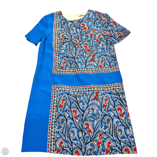 Dress Designer By Tory Burch In Blue & Red, Size: M