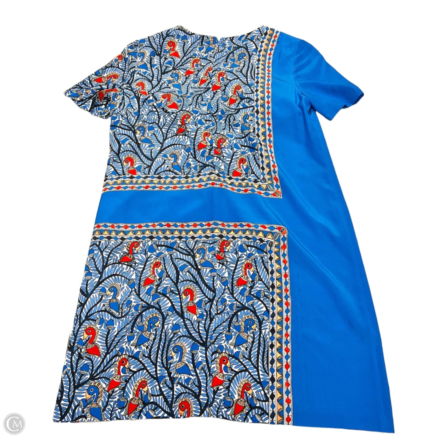 Dress Designer By Tory Burch In Blue & Red, Size: M