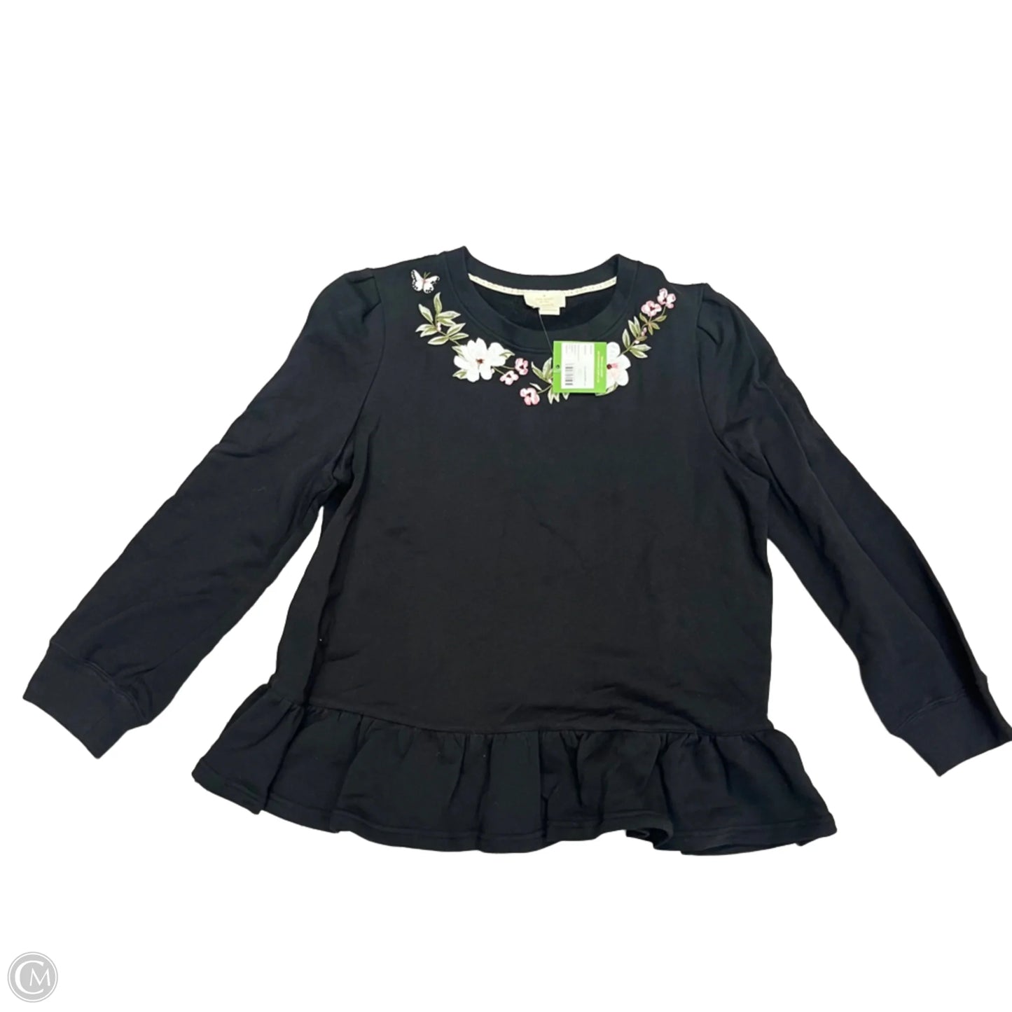 Sweater Designer By Kate Spade In Black, Size: Xl