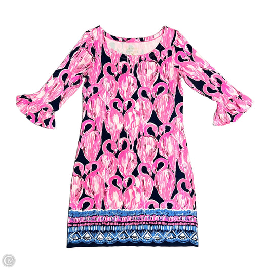 Dress Designer By Lilly Pulitzer In Blue & Pink, Size: S