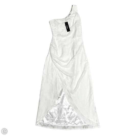 Dress Party Midi By Lulus In White, Size: Xs