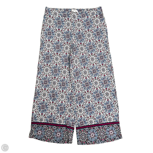 Pants Wide Leg By Loft In Blue & Purple, Size: M