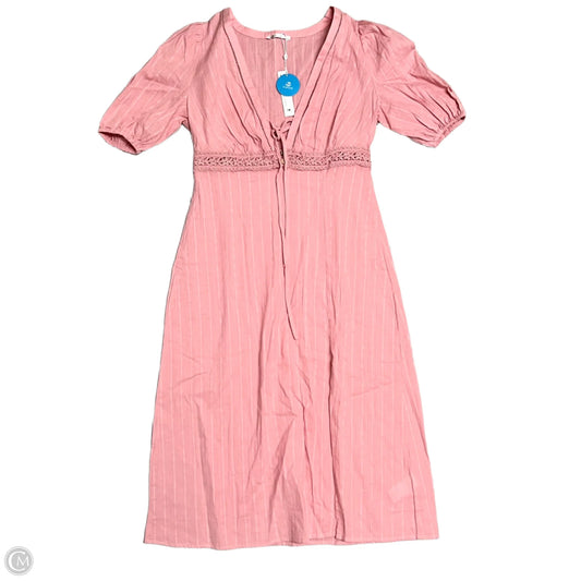 Dress Casual Midi By Cupshe In Pink, Size: M