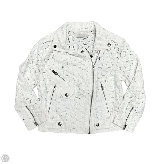 Jacket Designer By Rebecca Minkoff In White, Size: Xs